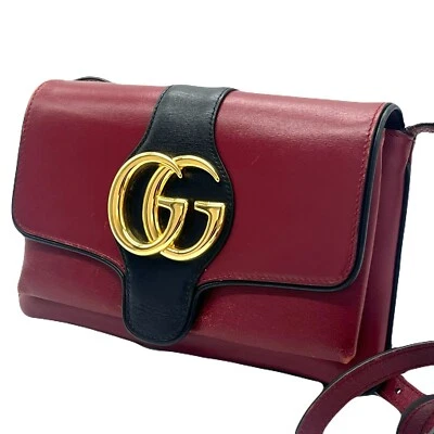 [Редкий] Gucci наплечная сумка GG Marmont кожи 550129 подлинный - Изображение 1 из 4