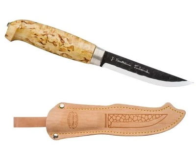 CUCHILLO MARTTIINI FINLANDIA LINCE HOJA FORJADA / FUNDA DE CUERO NATURAL DE ACERO AL CARBONO Foto 1 de 3