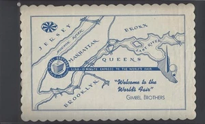 1939 Weltausstellungen & Ausstellungen New York Weltausstellung 8" x 12" Tischset siehe Info - Bild 1 von 1