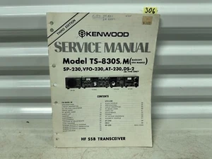 Kenwood TS-830S Service Manual Very nice original manual. Check out all photos - Zdjęcie 1 z 8