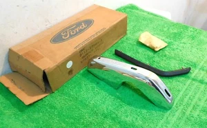 1971 1972 Ford Mustang Fastback Coupe Convert NOS CHROME REAR BUMPER GUARD - PAD - Picture 1 of 7