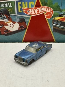 Vintage 1969 Matchbox Lesney Blue Mercedes 300 SE #46 - Picture 1 of 7