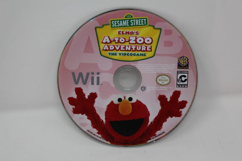Sesame Street: Elmo's A-to-Zoo Adventure Nintendo Wii - Solo disco Foto 1 de 1