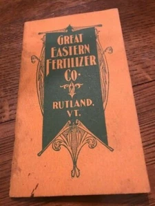 Vintage Great Eastern Fertilizer Co Rutland VA 1901 1902 Kalender - Bild 1 von 4