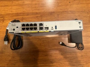 Cisco C1121X-8P ISR 1100 Series 8P Dual GE SFP WAN 8GB Router - Afbeelding 1 van 3