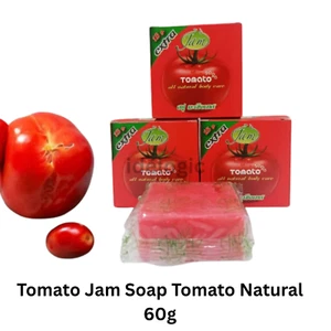 Jam Tomato Soap Oil Control Acne Tighten Pores Brightening Firming Smooth 65gx3 - Picture 1 of 11