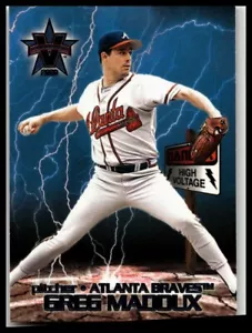 2000 Pacific Vanguard #6 Greg Maddux High Voltage - Picture 1 of 2