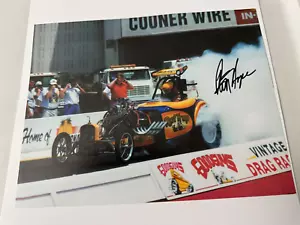 RON HOPE “Rat Trap” AUTO Fuel Altered Dragster 8x10 Color Photo - 1990’s! - Picture 1 of 4