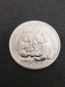 2009 PRC China Silver 1 oz Panda - Picture 1 of 2