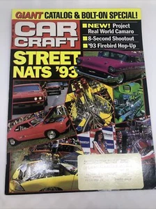 VINTAGE OCTOBER 1993 CAR CRAFT MAGAZINE STREET NATIONALS CHEVY NOMAD CAMARO - Picture 1 of 4