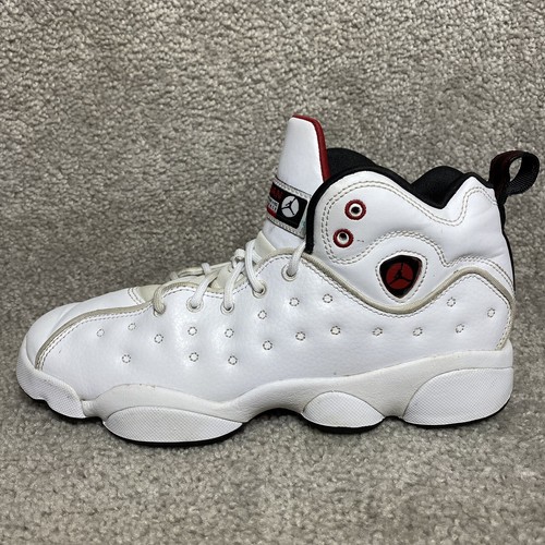 Jordan Jumpman Team 2 bianco nero rosso sneaker 820273 100 taglia 6 5 anni (donna 8 5)