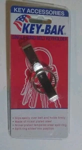 KEY-BAK Key Holder, Belt Clip Key Accessory with Split Ring & Steel Belt Clip - Picture 1 of 6