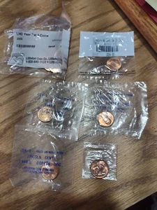 1955 S 1944 S 1945 D 1961 Etc Lot (9)Lincoln Wheat Penny. Uncirculated Territory - Picture 1 of 7