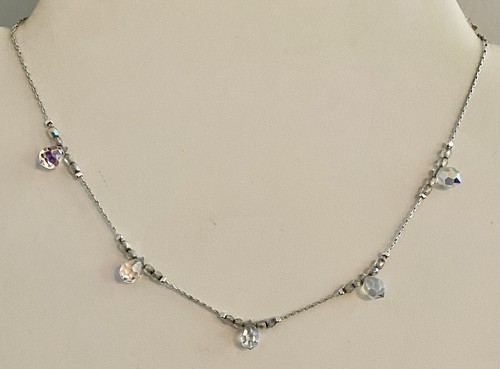 GIVENCHY "Bellissima Collana Govenchy Swarovski Cristallo Goccia Strappo 19""