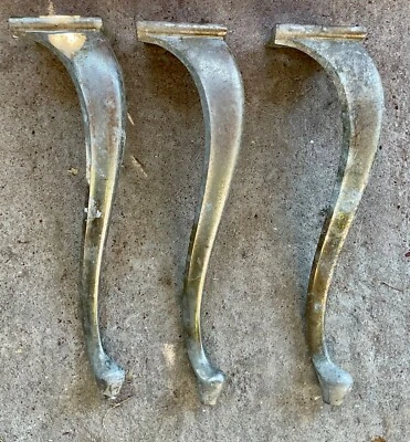 Vintage Victorian Style Cast Aluminum  Garden Patio Chair bench Claw & Ball Legs - Image 1 of 4