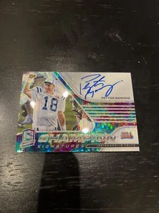 2021 Panini Spectra PEYTON MANNING Champion Signaturen Prizm Auto! 2/10 - Bild 1 von 3