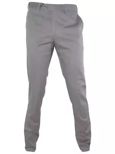 Luigi Bianchi Pantalone Uomo Grigio Slim Fit Made Italy Taglia 48 50 R W 34 36 - Imagen 1 de 6