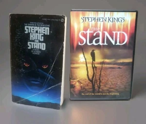 The Stand by Stephen King 1980 First Signet Printing Paperback & DVD Movie Lot - Picture 1 of 14