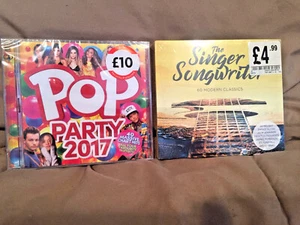 2 NEW CD sets: The Singer-Songwriter & Pop Party 2017 -- 5 CDs 100 tracks XLNT! - Picture 1 of 2