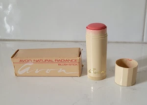 Avon Blush Sticks Natural Radiance Moon Roses 1988 Vintage Neu mit Karton LESEN - Bild 1 von 13