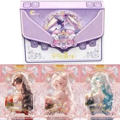 Jogo de cartas colecionáveis Sailor Moon pacote com 13 CCG selado de colecionador prisma no gelo Vol.4 - Imagem 1 de 4