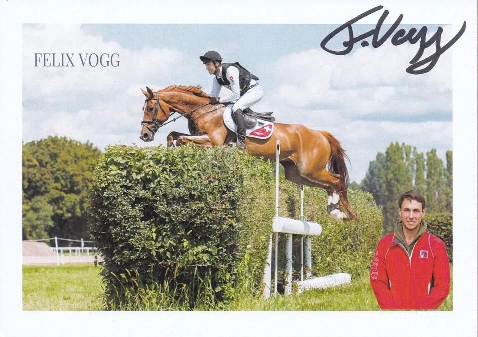 Autogrammkarte Felix Fogg - Vielseitigkeitsreiten - Schweiz - Bild 1 von 1