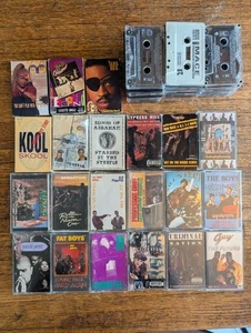 Hip-Hop Rap R&B Soul Gangsta 41 Cassette Tape Lot ATCQ 2-LIVE CREW Run DMC *READ - Picture 1 of 8