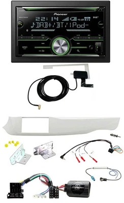 Pioneer CD USB Lenkrad Bluetooth 2DIN DAB Autoradio für Alfa Giulietta 10-14 940 - Bild 1 von 4