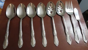 Oneida FENWAY DAYDREAM Juego de 8 piezas para servir Wm Rogers cubiertos de acero inoxidable E - Imagen 1 de 6