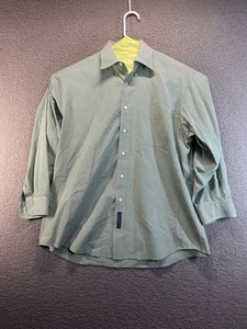 Tommy Hilfiger Button Up Shirt Mens 16.5 32-33 Check Long Sleeve Business - Picture 1 of 6
