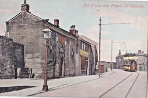EIY 1912 Postcard, The Prison, Illingworth, Halifax shows Tram - Picture 1 of 1