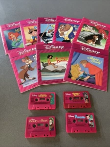 Vintage Disney Sing Along 4 Kassetten und 8 Geschichtenbücher 1990 - Bild 1 von 6