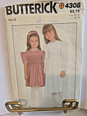 SEWING PATTERN BUTTERICK 4308 SIZE 5 CUT - Image 1 of 2