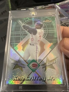 2001 Topps Finest Baseball Ken Griffey Jr All-Stars Refractor SP Cincinnati Reds - Picture 1 of 2