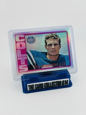 🔥🏈 Ted Hendricks 2001 Topps Archives Reserve #93 Refractor Baltimore Colts - Image 1 of 2