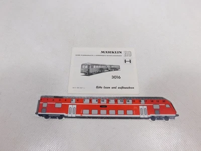 Märklin H0 Istruzione Descrizione Di 1967 per 3016 Railbus DB # EF216-0,5 - Immagine 1 di 4