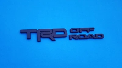 10-24 TOYOTA 4RUNNER TRD OFF ROAD SIDE BLACK EMBLEM LOGO BADGE SYMBOL OEM A2 - Image 1 of 3