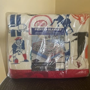 "Manta impresa por todas partes de los equipos de la NFL de colección segundos seleccionados 72"" X 90""" - Imagen 1 de 4