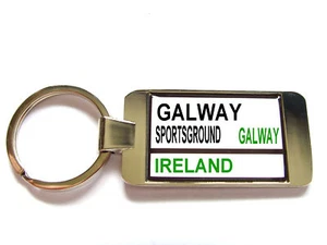CONNACHT RUGBY STADIUM ROAD BADGE STREET SIGN KEY FOB KEYFOB KEYRING CHAIN GIFT - Picture 1 of 1