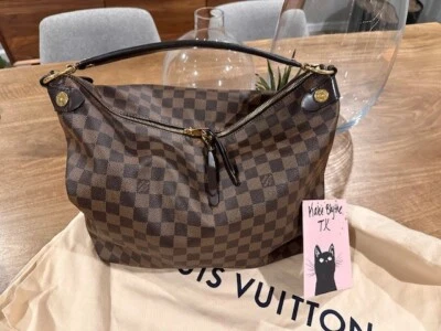 Authentic LOUIS VUITTON Duomo Hobo Damier Ebene Handbag Purse Shoulder Bag - Image 1 of 4