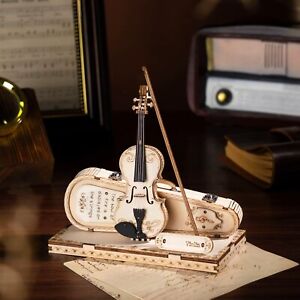 ROKR Violine Capriccio 3D Puzzles Holz Handwerk Kits Musical Kits Kid Geschenk
