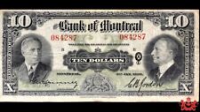 1938 Bank Of Montreal $10 084287 - VF -
