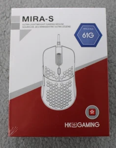 HK Gaming Mira S Ultra Lightweight Honeycomb Shell Gaming Mouse (61g) Blue - Picture 1 of 5
