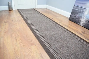 Very Long Beige Industrial Hallway Runner Heavy Duty Non Slip Kitchen Door Mat - Picture 1 of 2