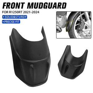 For BMW R1250RT 2021-2024 2022 Black Front Fender Extension Mudguard Extende - Picture 1 of 8