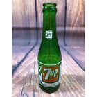 Vintage 7-Up Green Glass Soda Pop Bottle Duraglas Empty 7 Oz (E3)