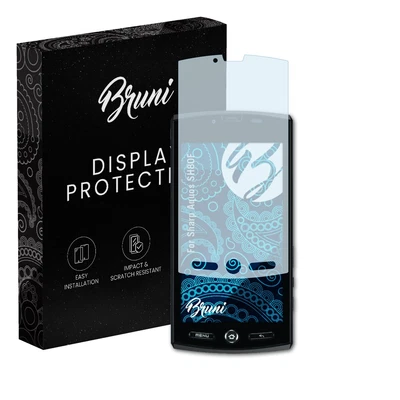 Bruni 2x Protective Film for Sharp Aquos SH80F Screen Protector - Image 1 of 4