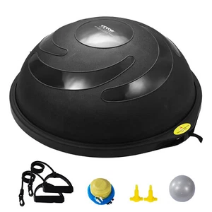 VEVOR Gymnastikball Fitnessball Sportball Yogaball 66cm Halb Schwarz Balance - Bild 1 von 12