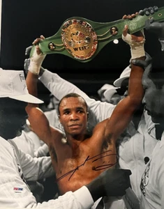SUGAR RAY LEONARD SIGNED BOXING 11X14 PHOTO PSA/DNA - Picture 1 of 2