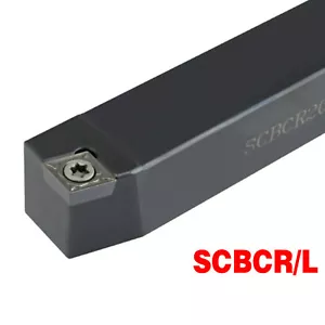 Soporte de torneado de torno externo índice SCBCR 2020K09 20 × 125 mm para insertos CCMT09T3 - Imagen 1 de 6